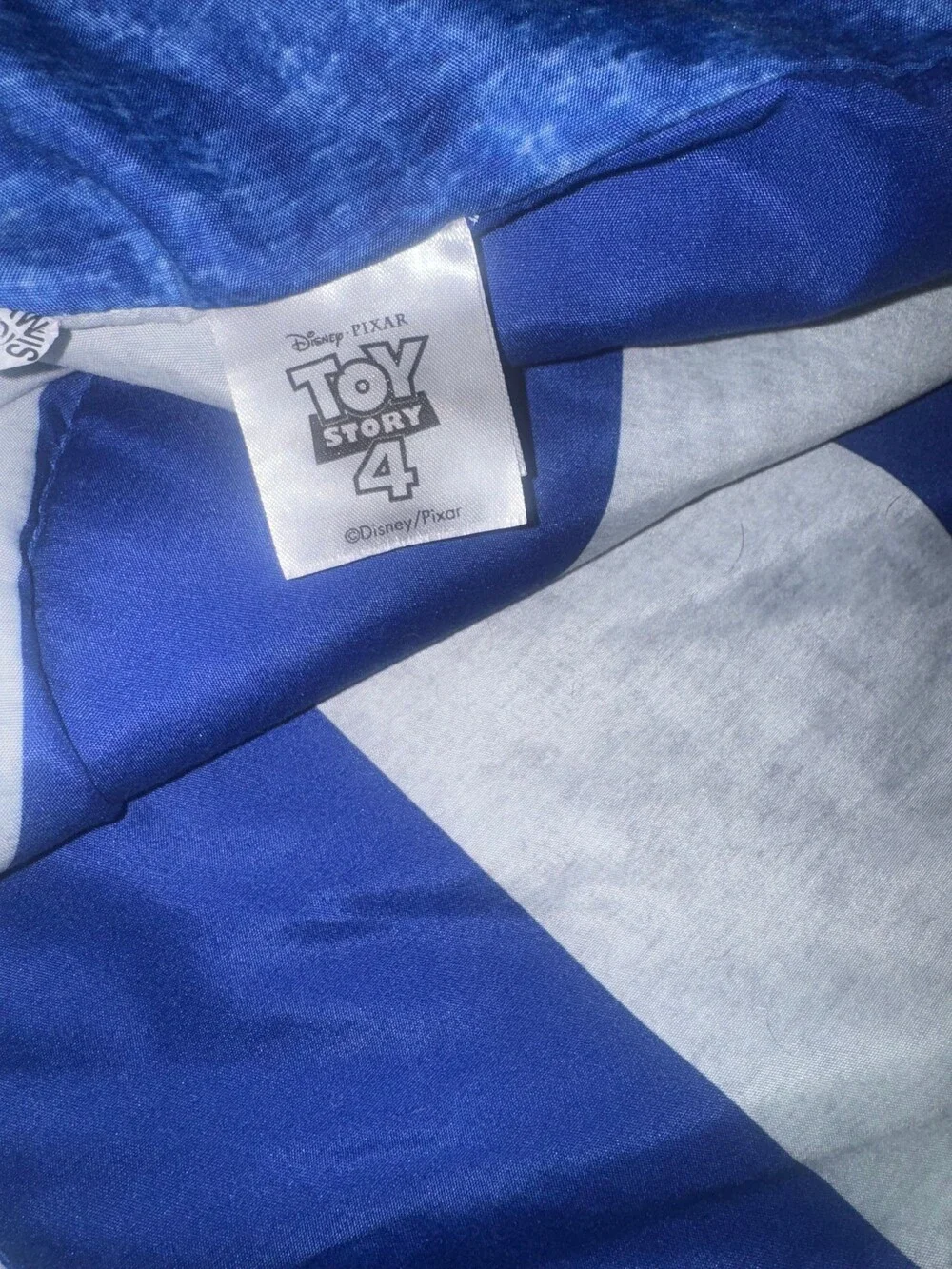 Disney Pixar Toy Story Blanket 50 x 36.5 Inches Blue Polyester Throw